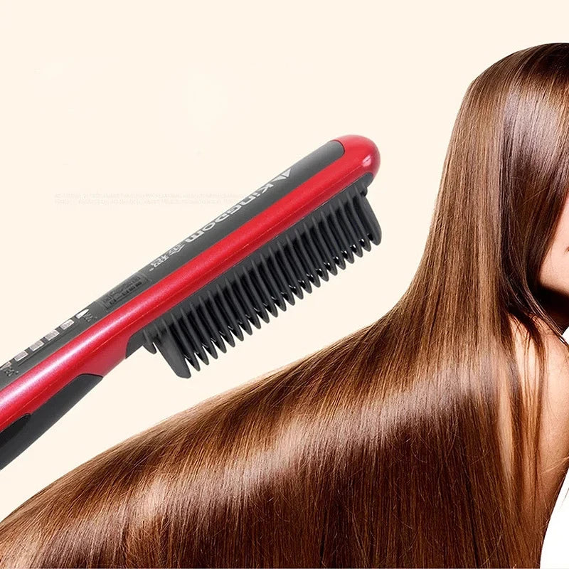 Electric Hair Styling Straightening Brush
