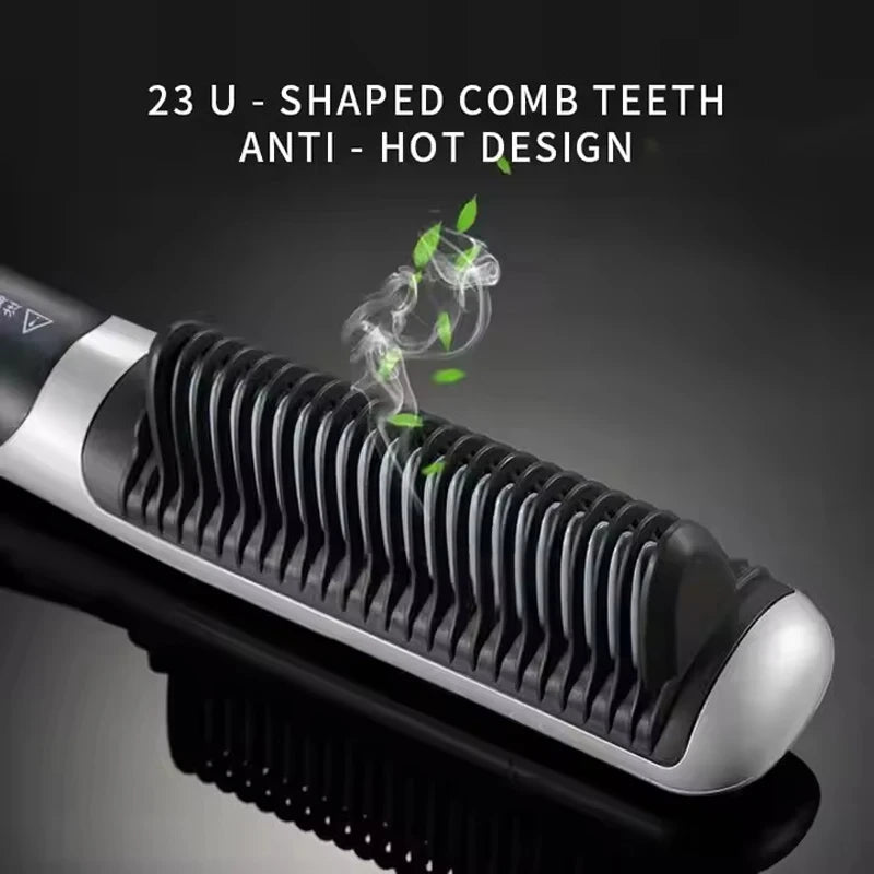 Electric Hair Styling Straightening Brush