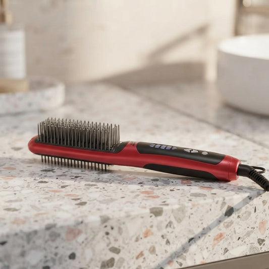 Electric Hair Styling Straightening Brush